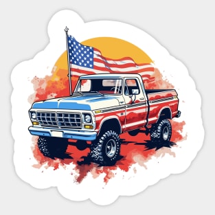 All American Truck Sticker